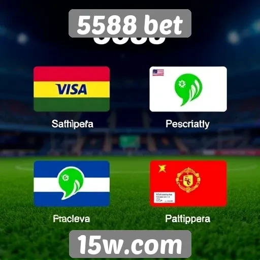 Métodos de pagamento aceitos pelo 5588 bet